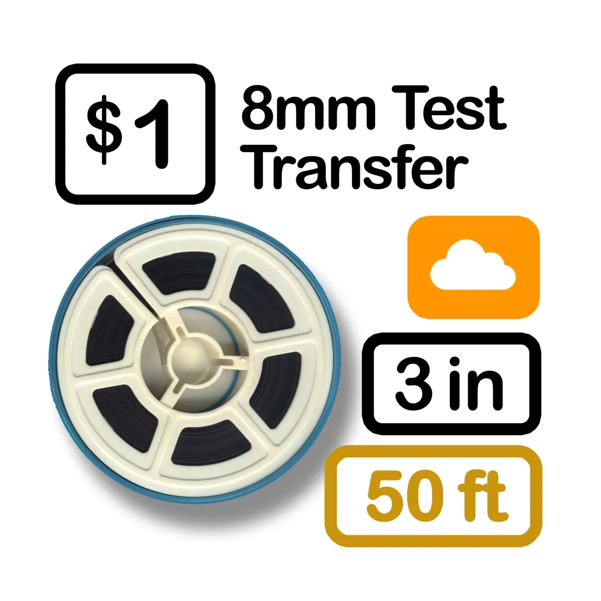 8mm film and Super8 film FREE Test-Transfer
