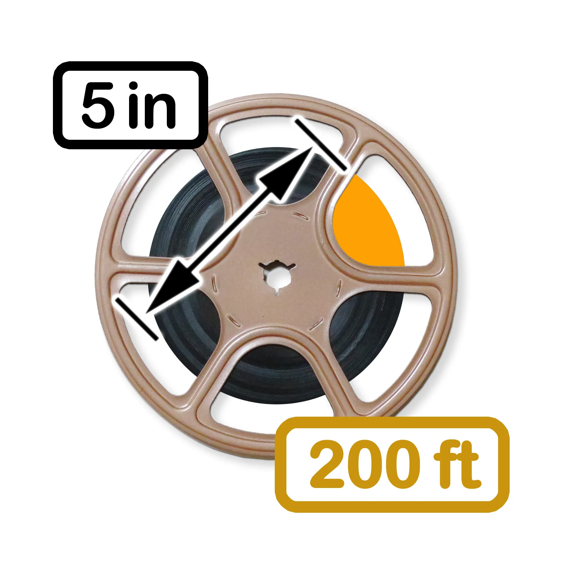 8mm Film Transfer - 200ft (60m)