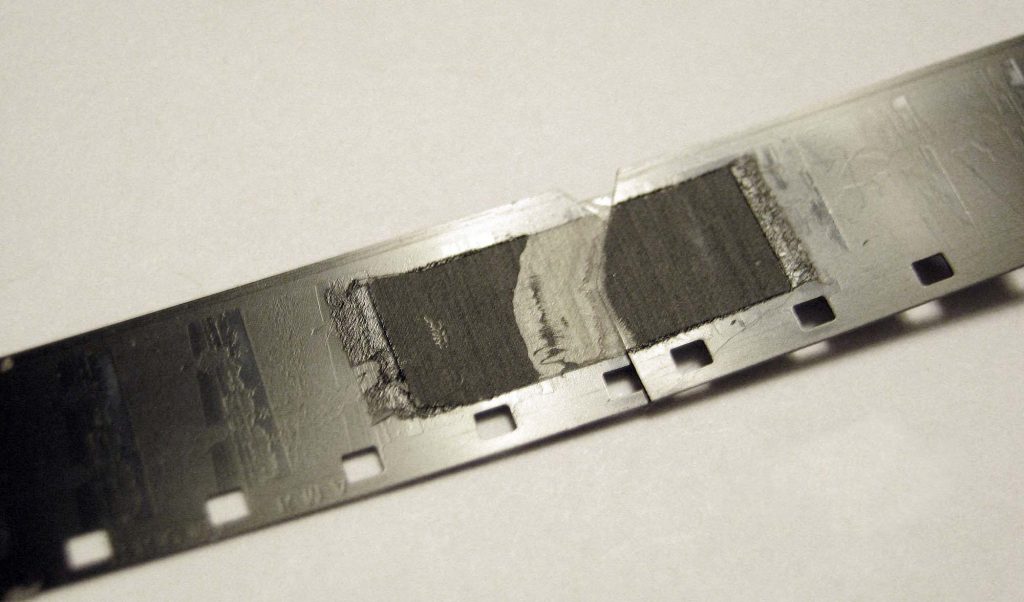 the use of old, first-aid cloth tape