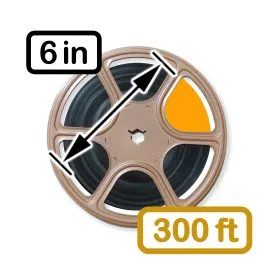 8mm Film Transfer - 300ft (90m)