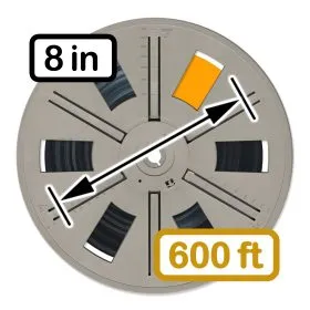 8mm Film Transfer - 600ft (180m)