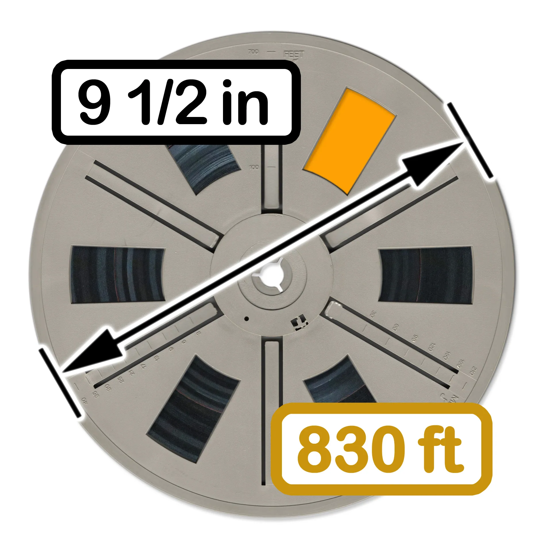 8mm Film Transfer - 830ft (250m)