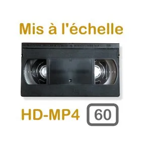 Numérisation de bandes vidéo - 60 minutes - Haute Définition (HD améliorée)