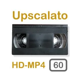 Digitalizzazione di videocassette - 60 minuti - Alta Definizione (HD migliorata)